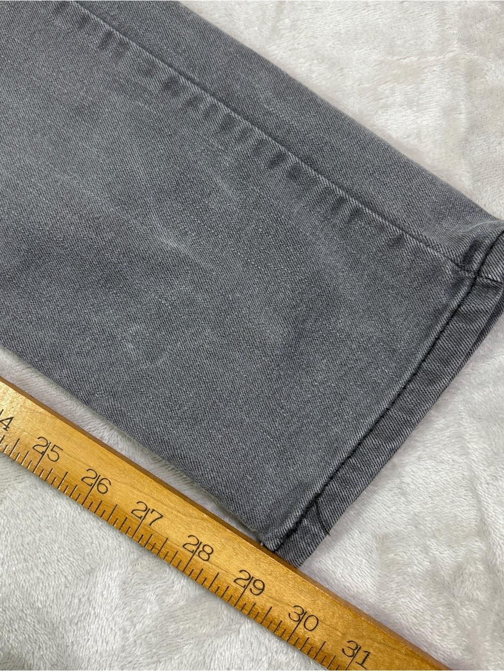 Levi’s 511 Slim Fit Jeans Mens Actual Sz 32x29 Grey Denim 04511-2272 - Picture 13 of 14